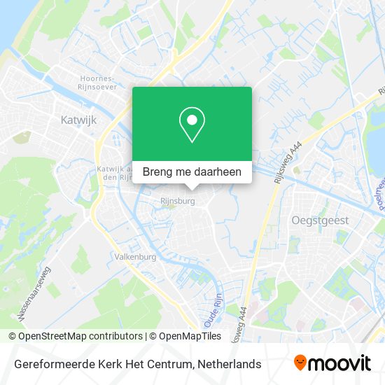 Gereformeerde Kerk Het Centrum kaart