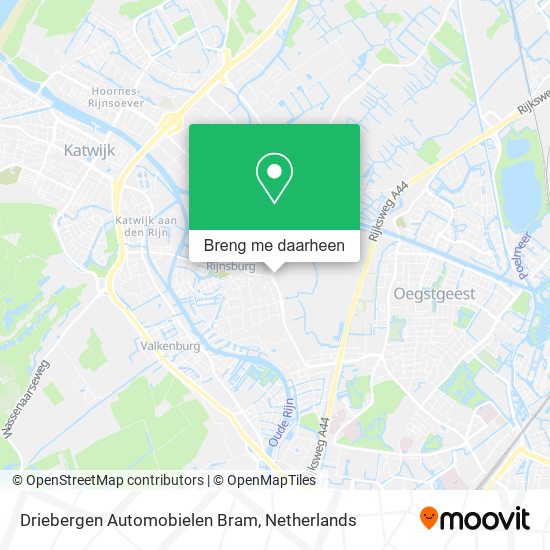 Driebergen Automobielen Bram kaart