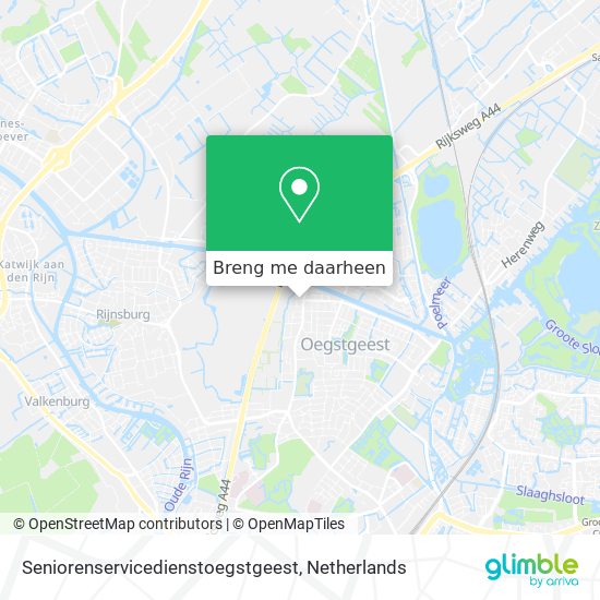 Seniorenservicedienstoegstgeest kaart