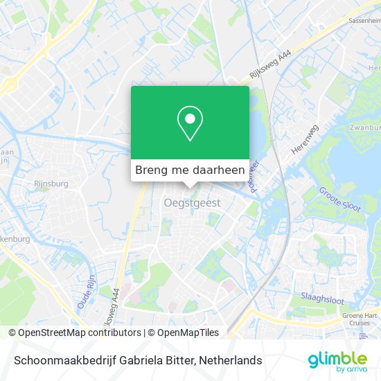 Schoonmaakbedrijf Gabriela Bitter kaart