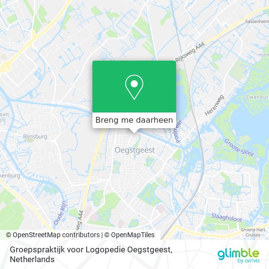 Groepspraktijk voor Logopedie Oegstgeest kaart