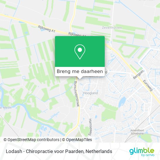 Lodash - Chiropractie voor Paarden kaart