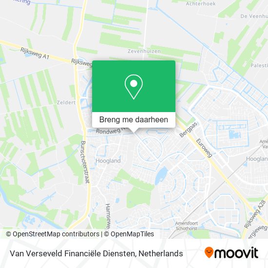 Van Verseveld Financiële Diensten kaart