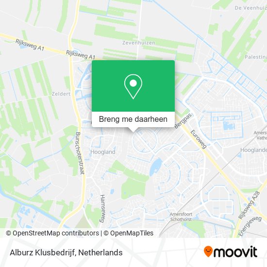 Alburz Klusbedrijf kaart