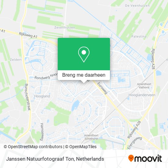 Janssen Natuurfotograaf Ton kaart