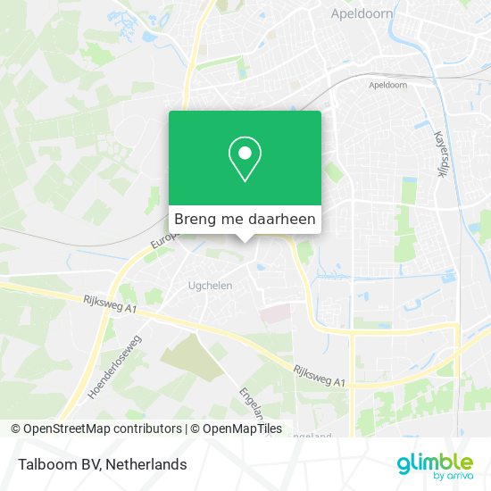 Talboom BV kaart