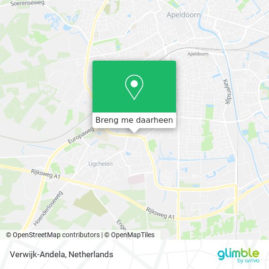 Verwijk-Andela kaart