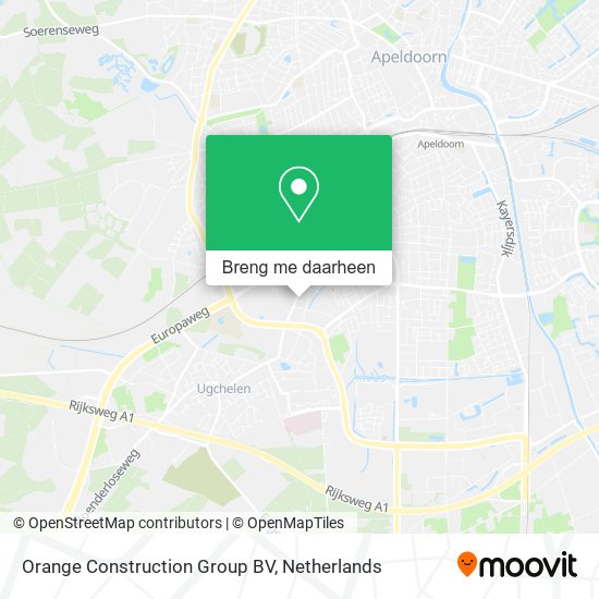 Orange Construction Group BV kaart