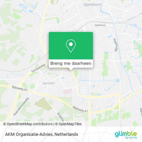 AKM Organisatie-Advies kaart