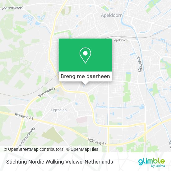 Stichting Nordic Walking Veluwe kaart