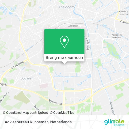 Adviesbureau Kunneman kaart