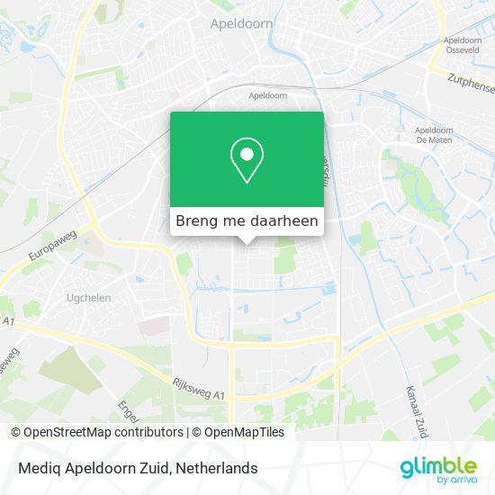 Mediq Apeldoorn Zuid kaart