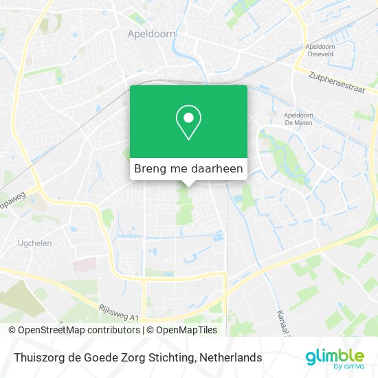 Thuiszorg de Goede Zorg Stichting kaart