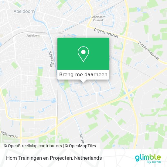 Hcm Trainingen en Projecten kaart