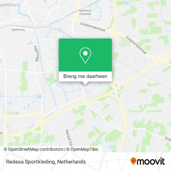 Redesa Sportkleding kaart