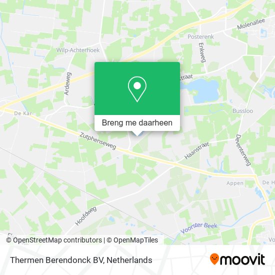 Thermen Berendonck BV kaart
