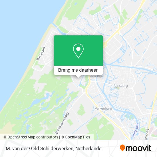 M. van der Geld Schilderwerken kaart