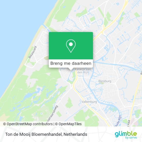 Ton de Mooij Bloemenhandel kaart