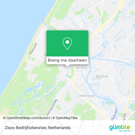 Ziezo Bedrijfsdiensten kaart