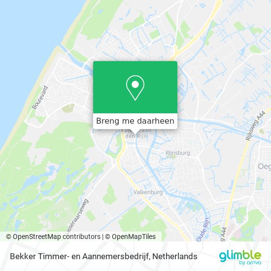 Bekker Timmer- en Aannemersbedrijf kaart