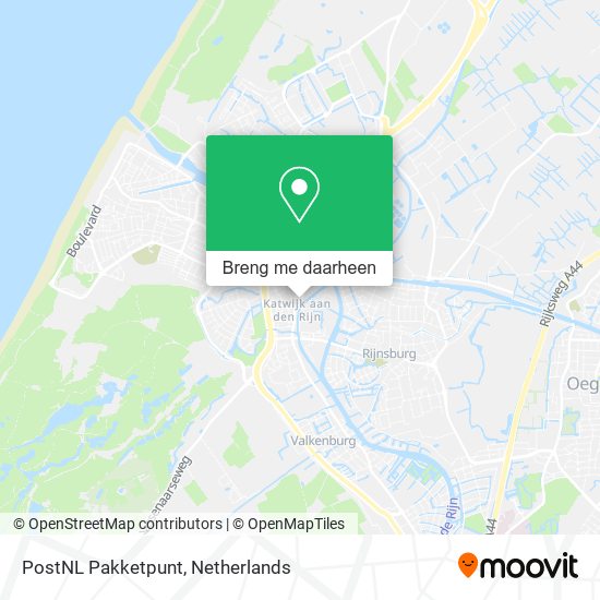 PostNL Pakketpunt kaart