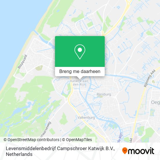 Levensmiddelenbedrijf Campschroer Katwijk B.V. kaart