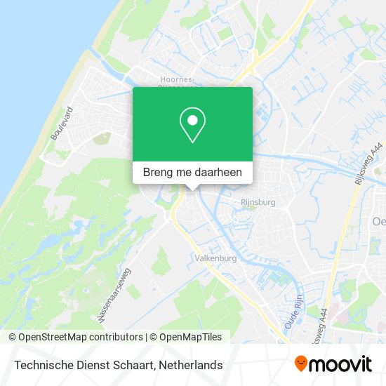 Technische Dienst Schaart kaart