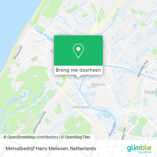 Metselbedrijf Harry Melissen kaart