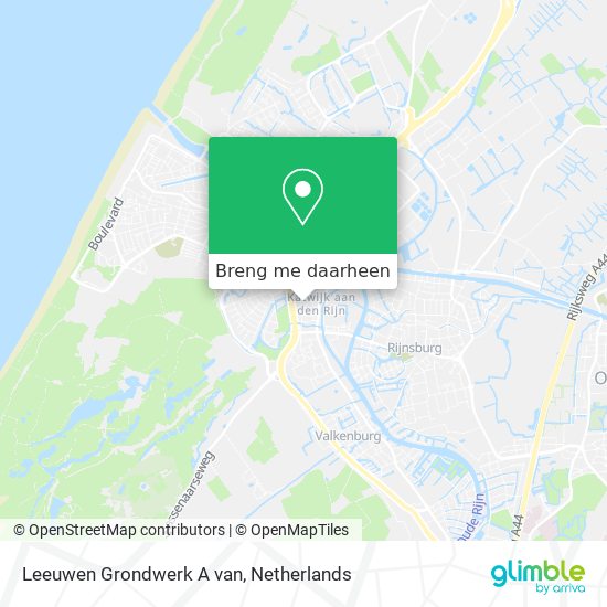 Leeuwen Grondwerk A van kaart