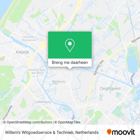 Willem's Witgoedservice & Techniek kaart