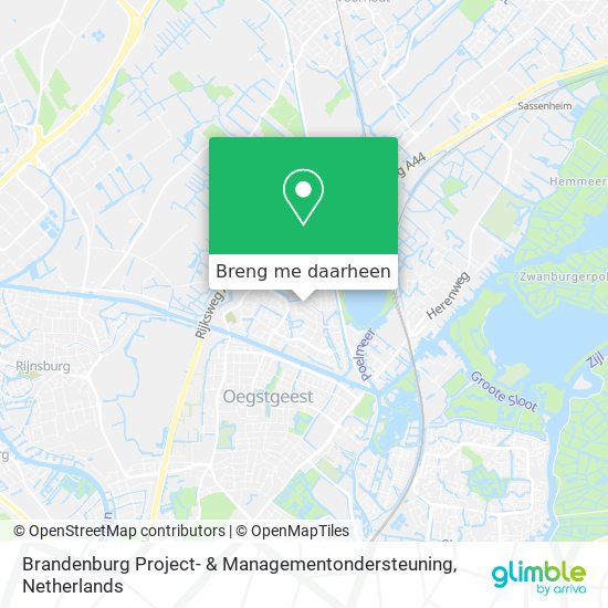 Brandenburg Project- & Managementondersteuning kaart