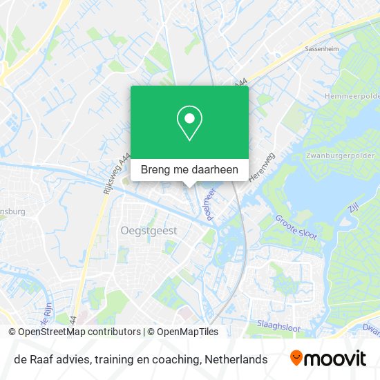 de Raaf advies, training en coaching kaart