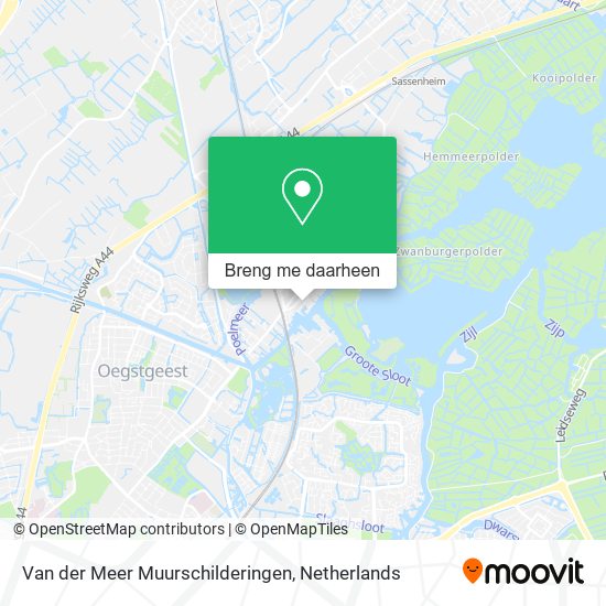 Van der Meer Muurschilderingen kaart