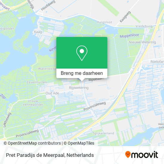 Pret Paradijs de Meerpaal kaart
