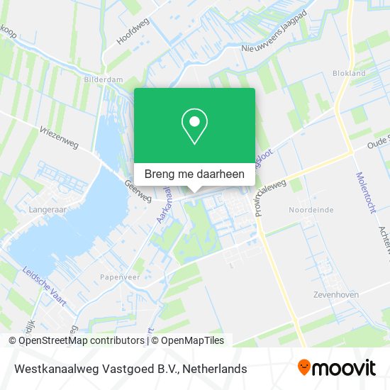 Westkanaalweg Vastgoed B.V. kaart