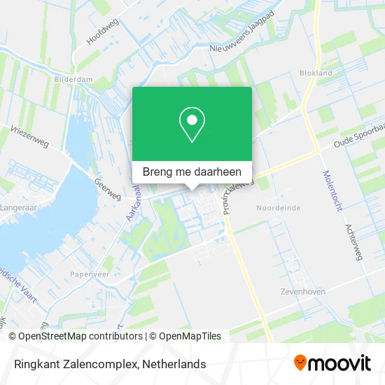 Ringkant Zalencomplex kaart