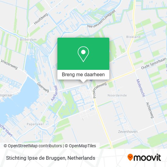 Stichting Ipse de Bruggen kaart