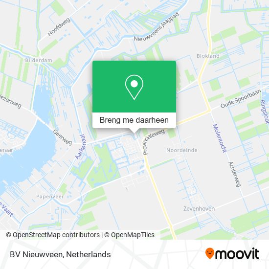 BV Nieuwveen kaart