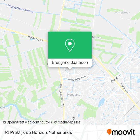 Rt Praktijk de Horizon kaart
