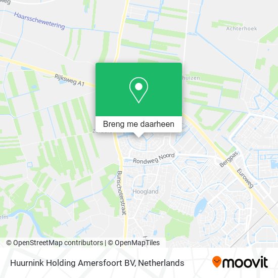 Huurnink Holding Amersfoort BV kaart