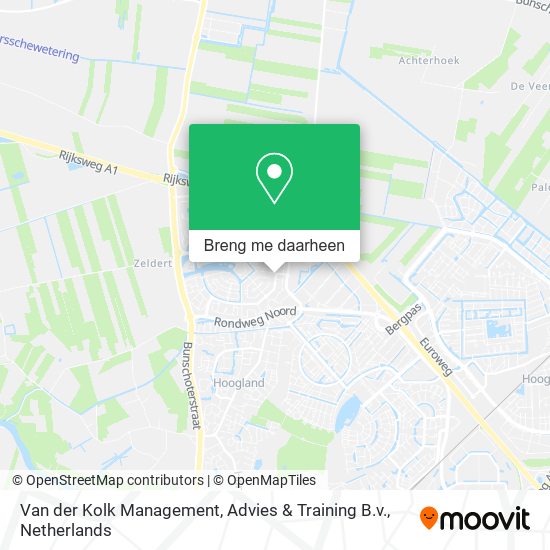 Van der Kolk Management, Advies & Training B.v. kaart