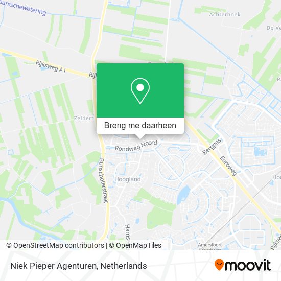 Niek Pieper Agenturen kaart