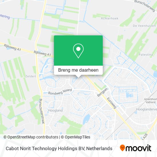 Cabot Norit Technology Holdings BV kaart