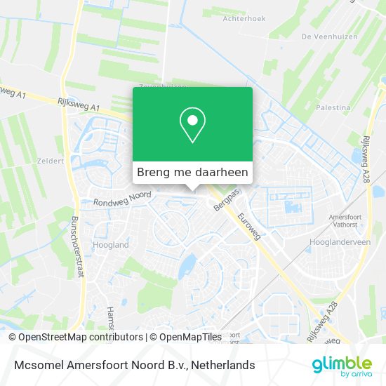 Mcsomel Amersfoort Noord B.v. kaart