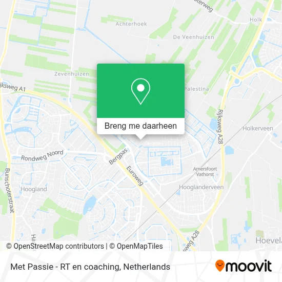 Met Passie - RT en coaching kaart