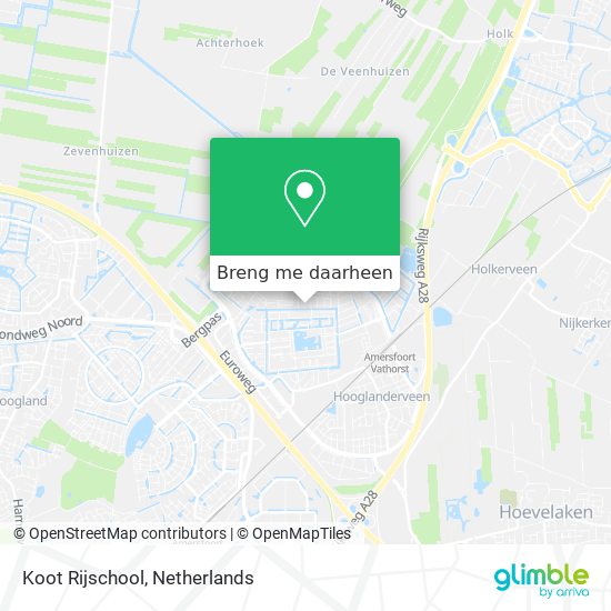 Koot Rijschool kaart