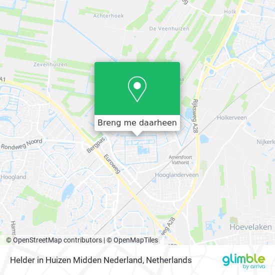Helder in Huizen Midden Nederland kaart