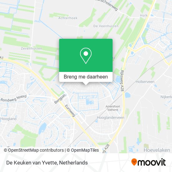 De Keuken van Yvette kaart