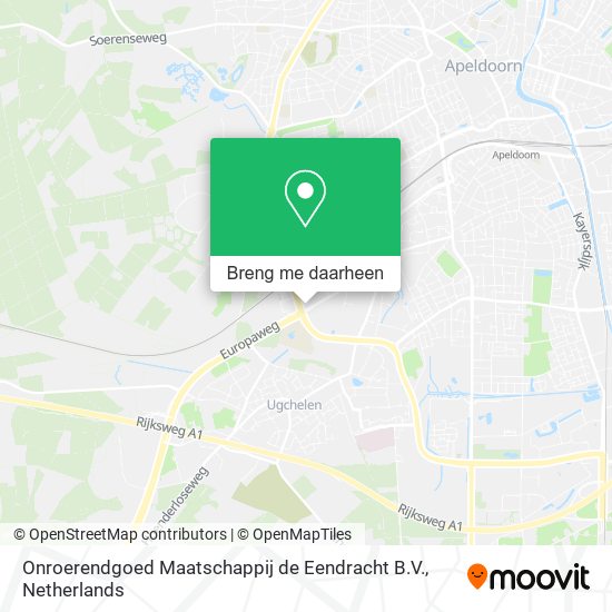 Onroerendgoed Maatschappij de Eendracht B.V. kaart