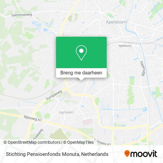 Stichting Pensioenfonds Monuta kaart